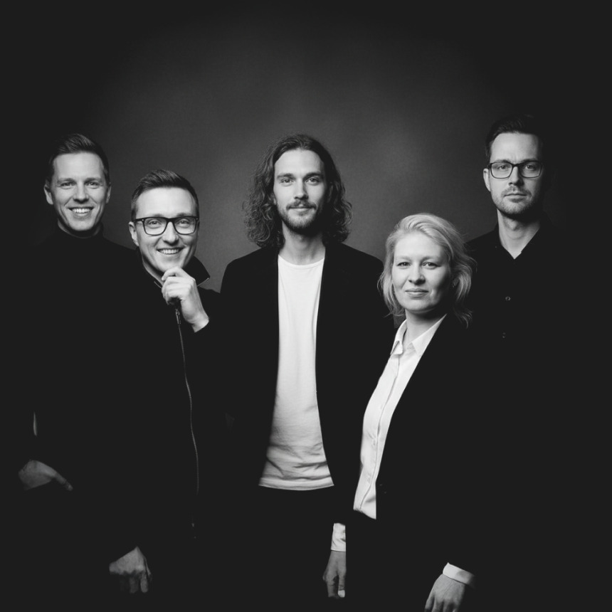 Team of five at Corn Architectural Bureau