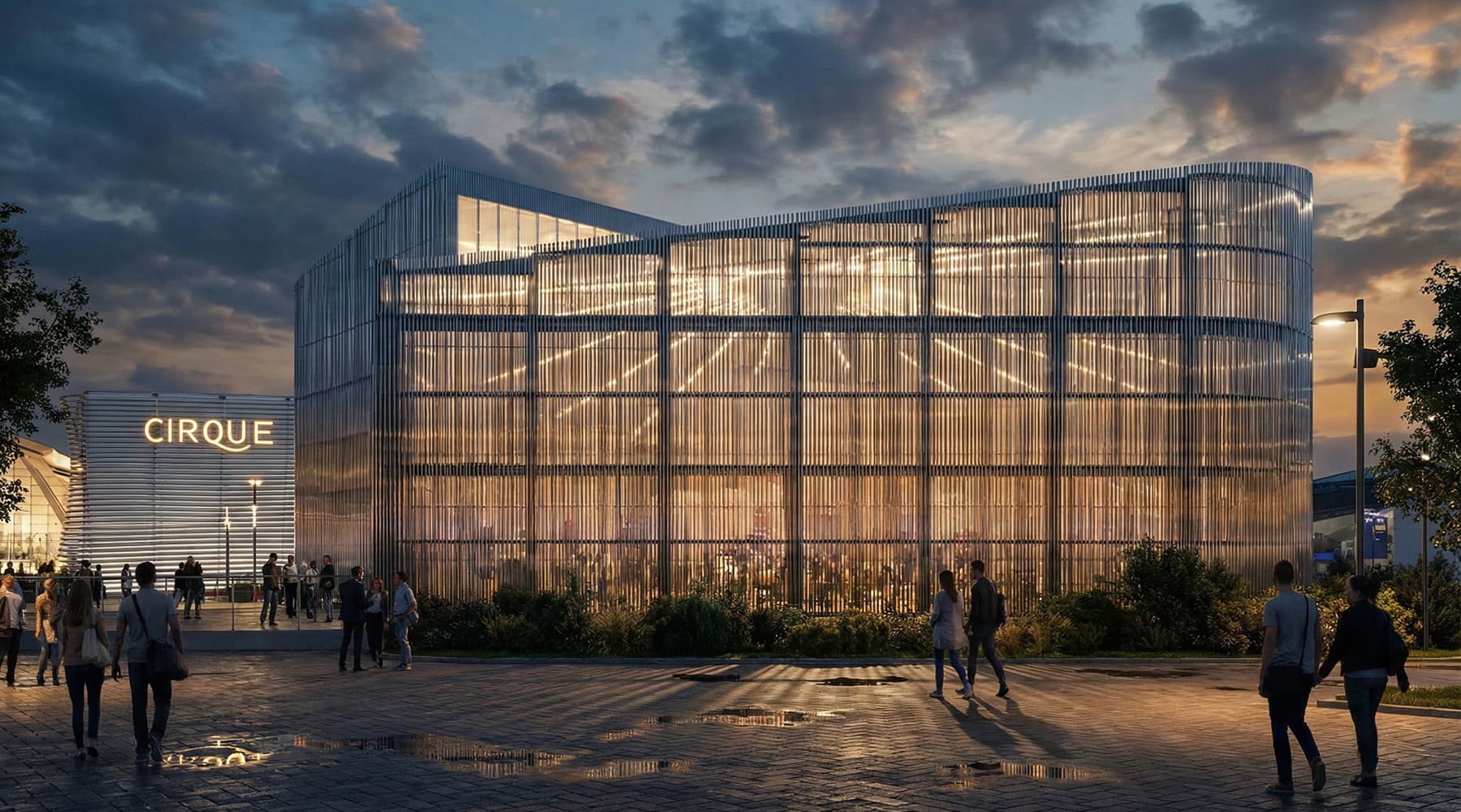 Public spaces with landscape architecture and urban design