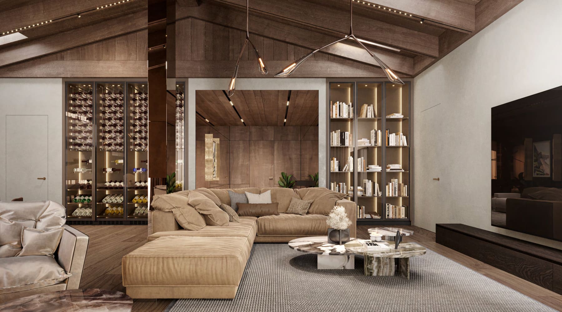 Interior design of houses and apartments